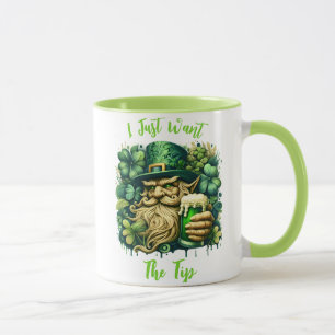 Taza Leprechaun Y Cerveza