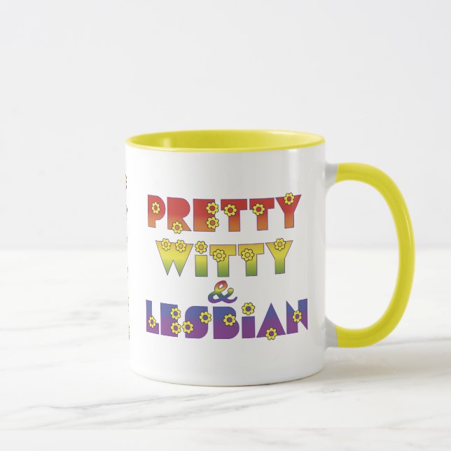 Taza Lesbiana ingeniosa bonita (Derecha)