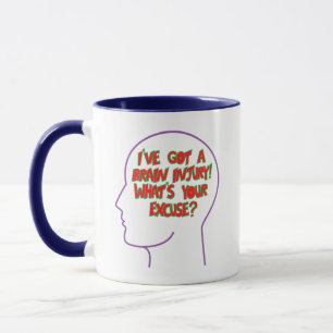 Taza Lesiones cerebrales, diseño de Jamie Twinney,