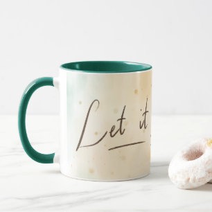 Taza Let it Go Colorido y con Salpicaduras Flo
