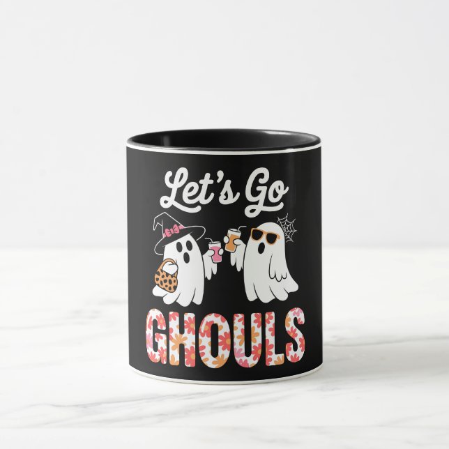 Taza Let’s Go Ghouls Funny Halloween (Centro)