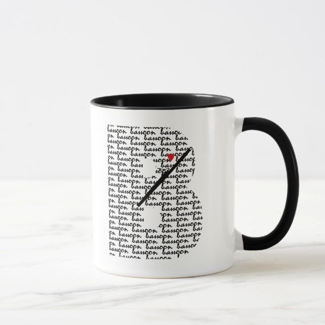 Taza Letra bassoon B (Derecha)