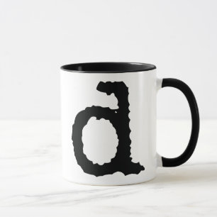 Taza Letra D