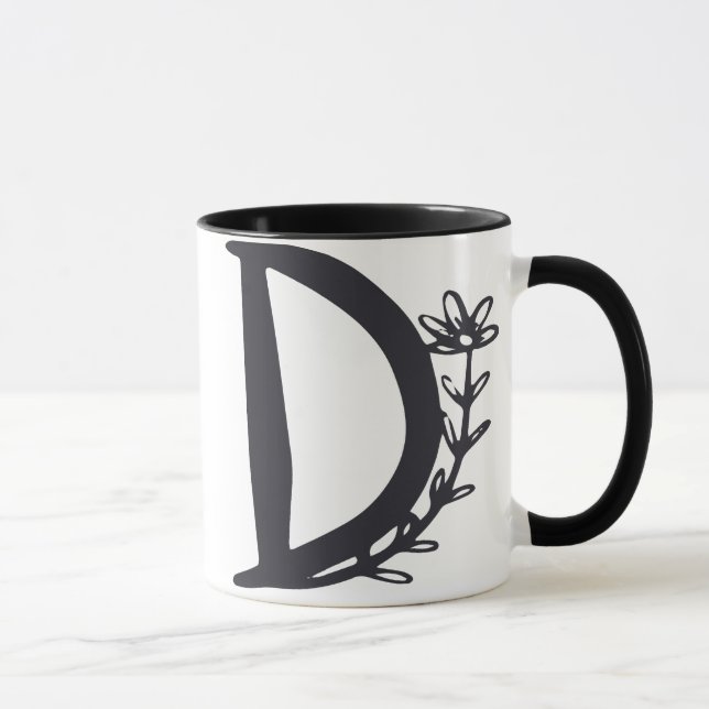 Taza Letra D (Derecha)