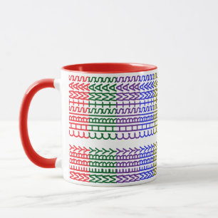 TAZA LETRA DE FELIZ NAVIDAD