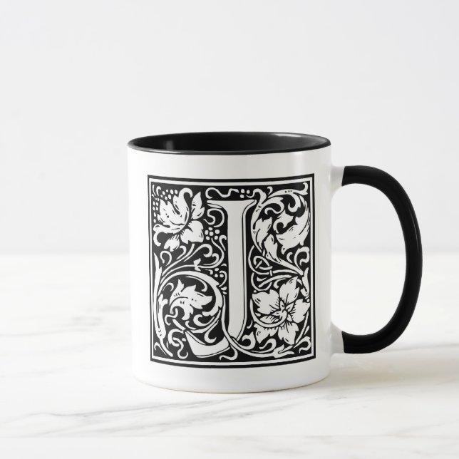 Taza Letra decorativa inicial "J" (Derecha)