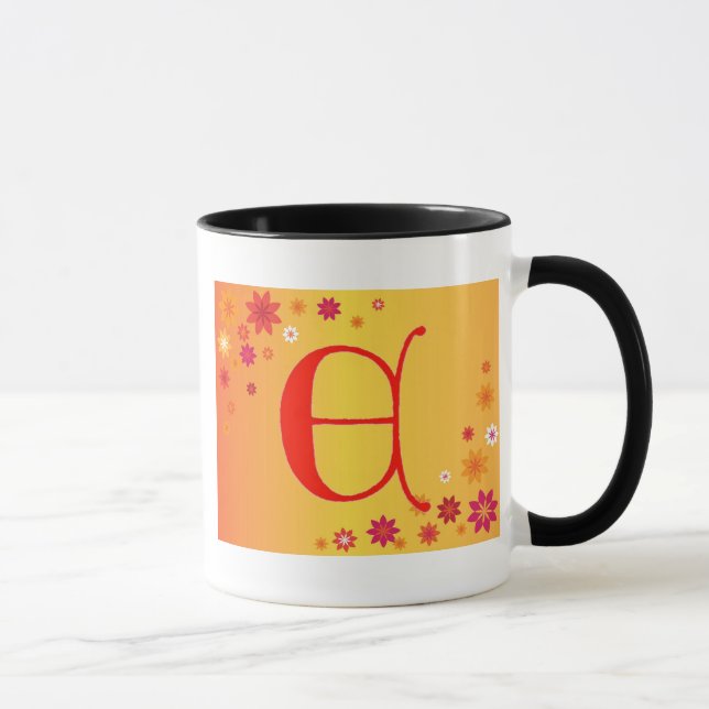 Taza Letra E Mug (Derecha)