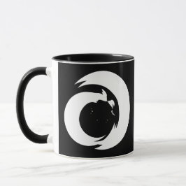 Taza Letra estilizada "A" Monograma Arte Moderno