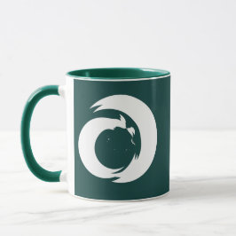 Taza Letra estilizada "A" Monograma Mug de Arte Moderno