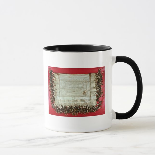 Taza Letra medieval de la protesta del bohemio (Derecha)