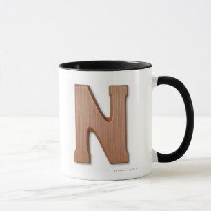 Taza Letra n del chocolate