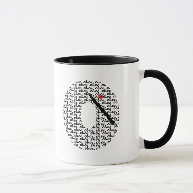 Taza Letra oboe o (Derecha)