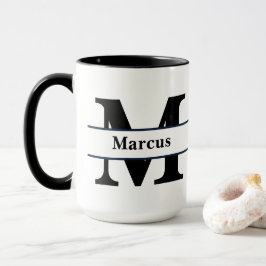 Taza Letra y nombre personalizados