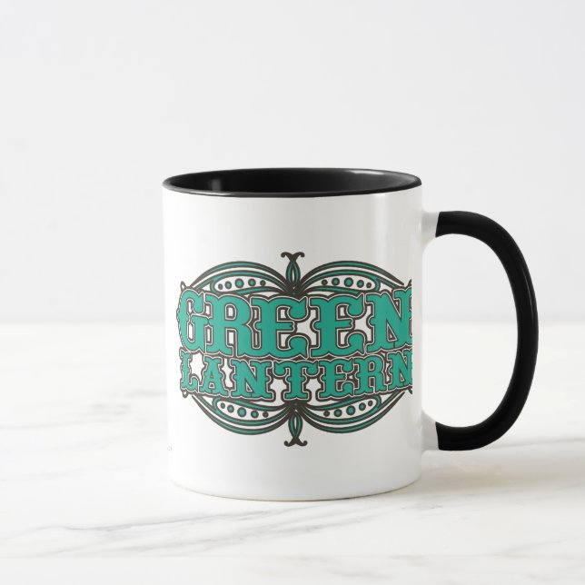 Taza Letras en horario estelar de la Linterna Verde (Derecha)