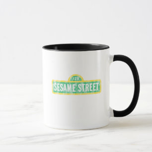 Taza Letrero de Sesame Street