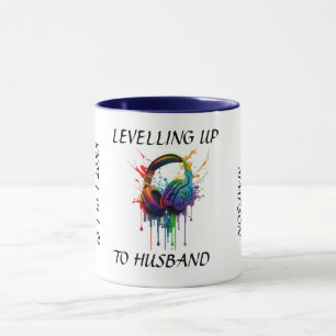 Taza Levantando el regalo de recién casados para esposo