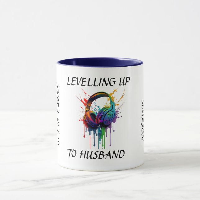 Taza Levantando el regalo de recién casados para esposo (Centro)