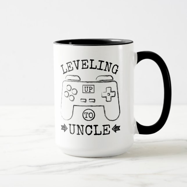 Taza Levántate al día del tío primer padre (Derecha)