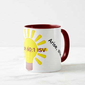 Taza ¡Levántate, brilla!