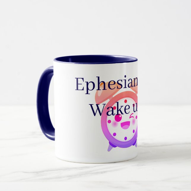 Taza ¡Levántate, brilla! (Anverso izquierdo)