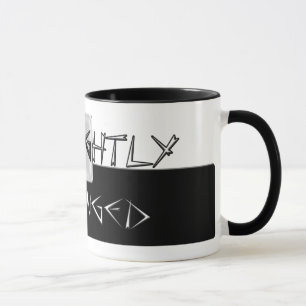 Taza levemente desafiada