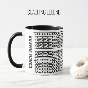 Taza Leyenda de codificación de nombres personalizados 