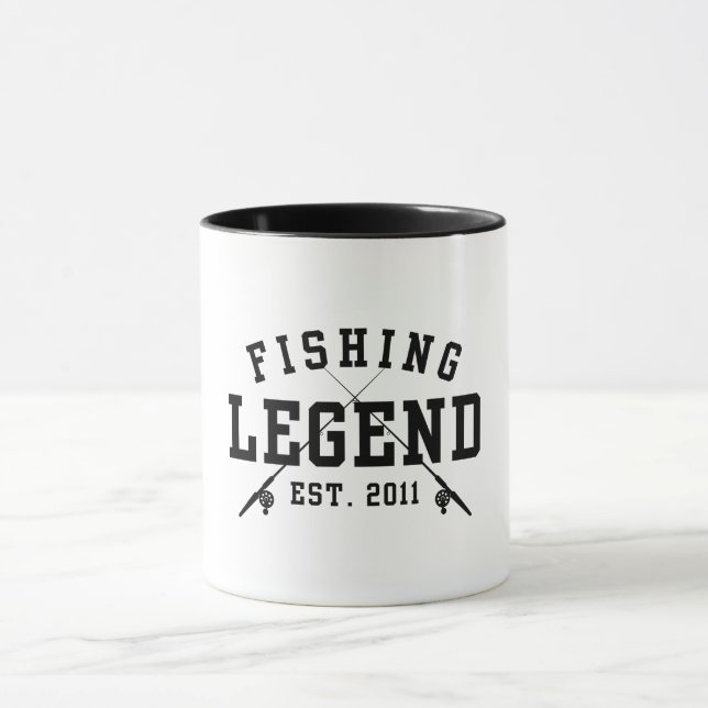 Taza Leyenda de la pesca establecida en 2011 (Centro)