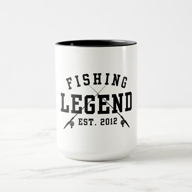 Taza Leyenda de la pesca establecida en 2012 (Centro)