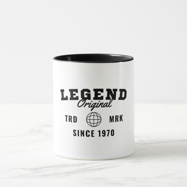 Taza Leyenda Desde 1970 (Centro)