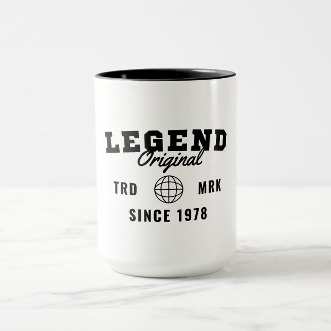 Taza Leyenda desde 1978 (Centro)