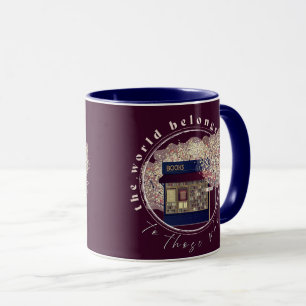 Taza Leyendo, leyendo a amantes, libros bibliotecarios 