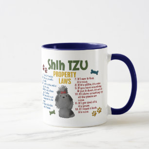 Taza Leyes 4 de la propiedad de Shih Tzu