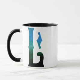 Taza LIAM -L- blues/negro