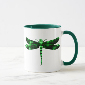 Taza Libélula verde