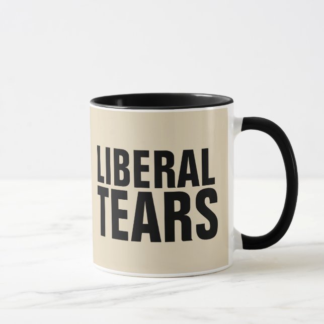 Taza LIBERALES LÁGRIMAS Coffee Mugs (Derecha)