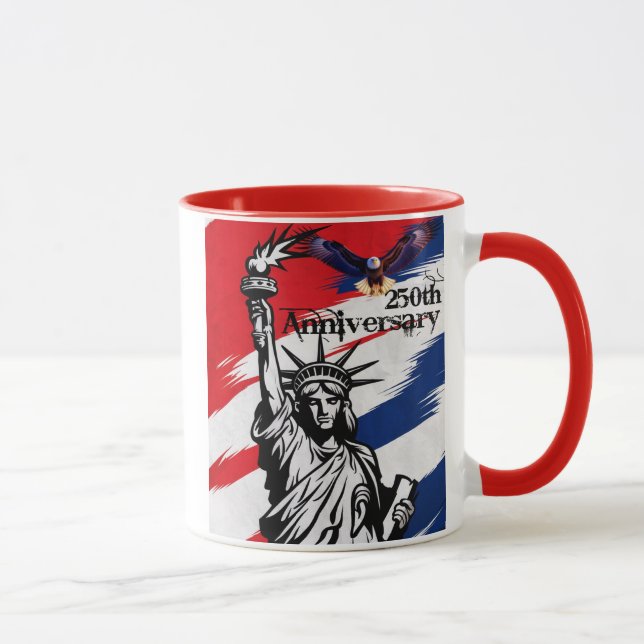 Taza Libertad 250 Años Firme EE. UU. (Derecha)