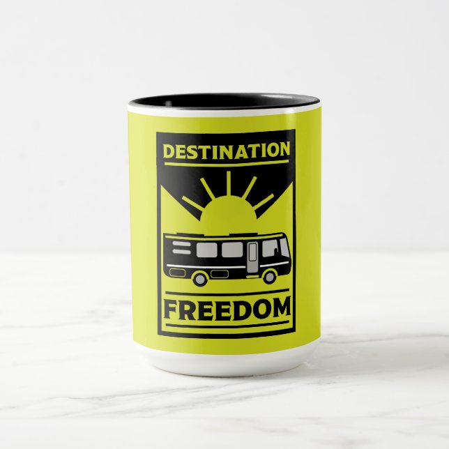 Taza Libertad de RV de autohome Camping (Centro)