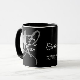 Taza Libra ♎ las escalas - Rótulo zodiaco