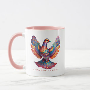 Taza Libra Spirit Animal Dove Alebrije Female