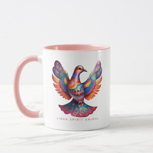 Taza Libra Spirit Animal Dove Alebrije Female (Izquierda)
