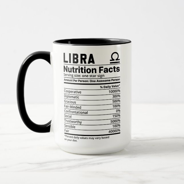 Taza Libra Zodiac Mug (Izquierda)