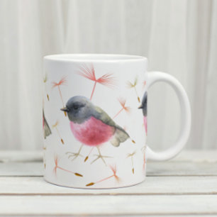 Taza Libre como tazón de café de pájaro