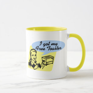 Taza libre de la tostadora