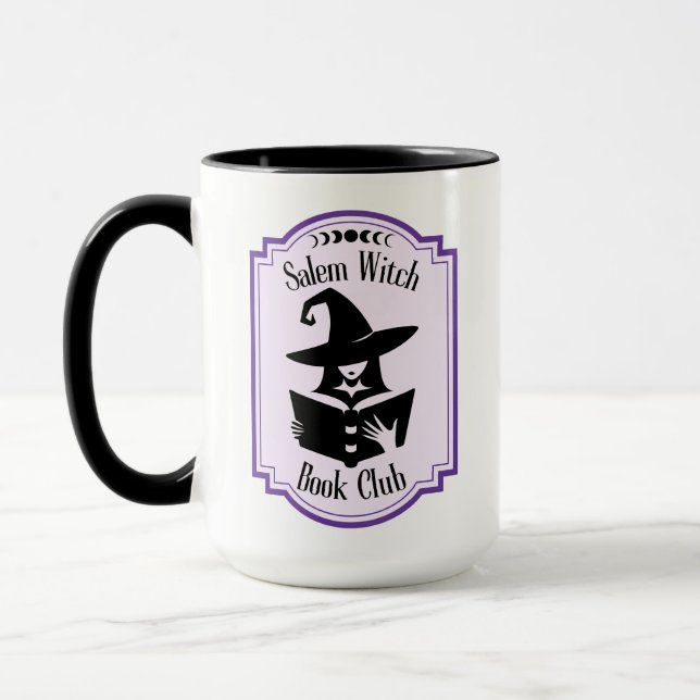 Taza Libro de brujas Salem club silhouette amante del l (Izquierda)