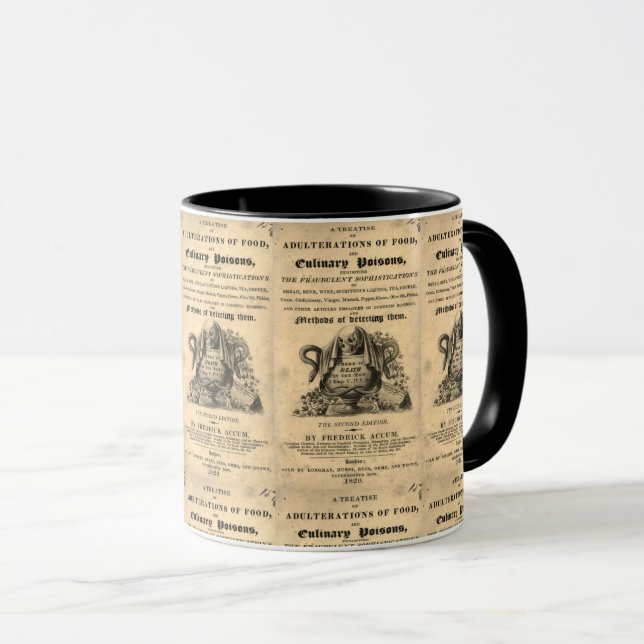 Taza Libro de venenos culinarios del cráneo antiguo de  (Anverso derecho)