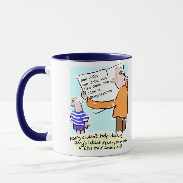 Taza Libro infantil bastante ambicioso. Profesora (Izquierda)