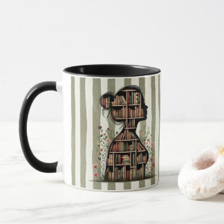 Taza Libros Alimentan Mi Imaginación para Amantes de lo