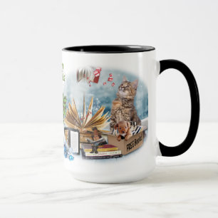 Taza Libros gratis para Navidades