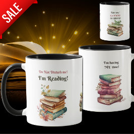 Taza Libros ilustrados del santuario de gusano de bibli