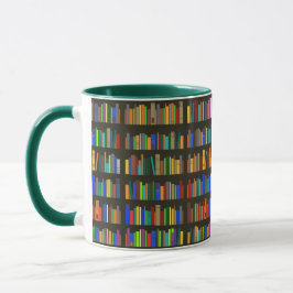 Taza Libros Librerías Diseño Café Mug
